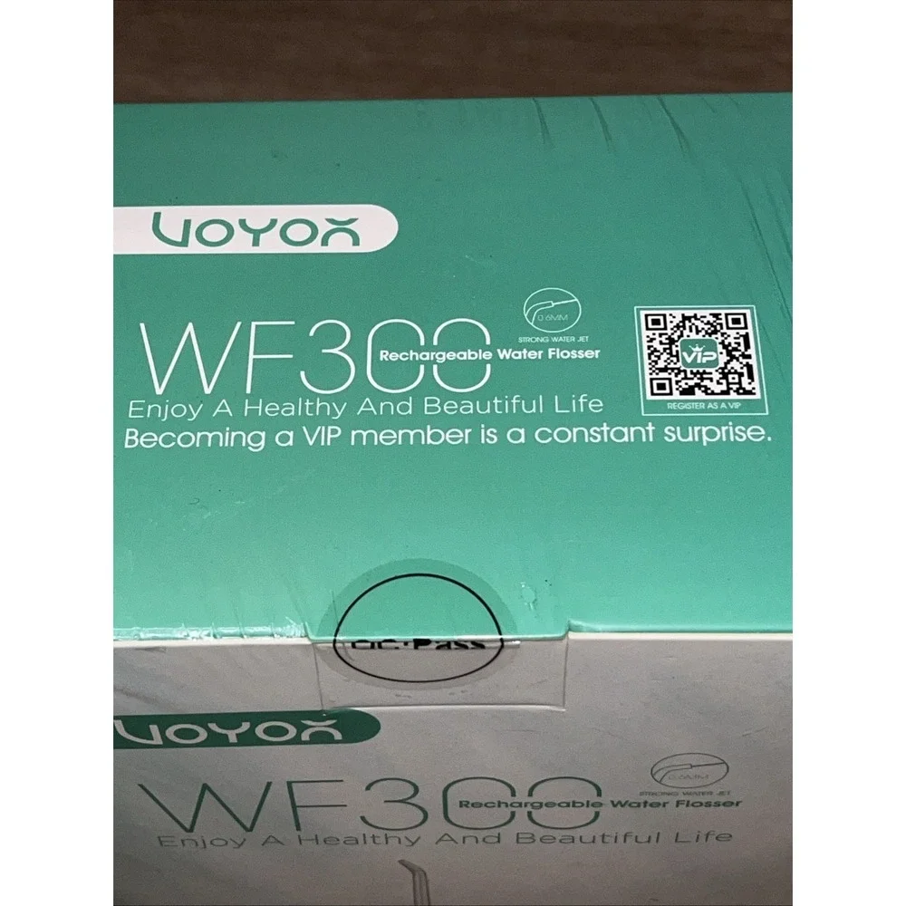 VOYOR Water Flosser Oral Irrigator Cordless Rechargeable Dental Water New/Sealed